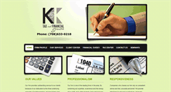 Desktop Screenshot of kktaxfinancial.com